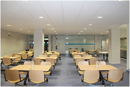 Imagem do espaço de refeição.