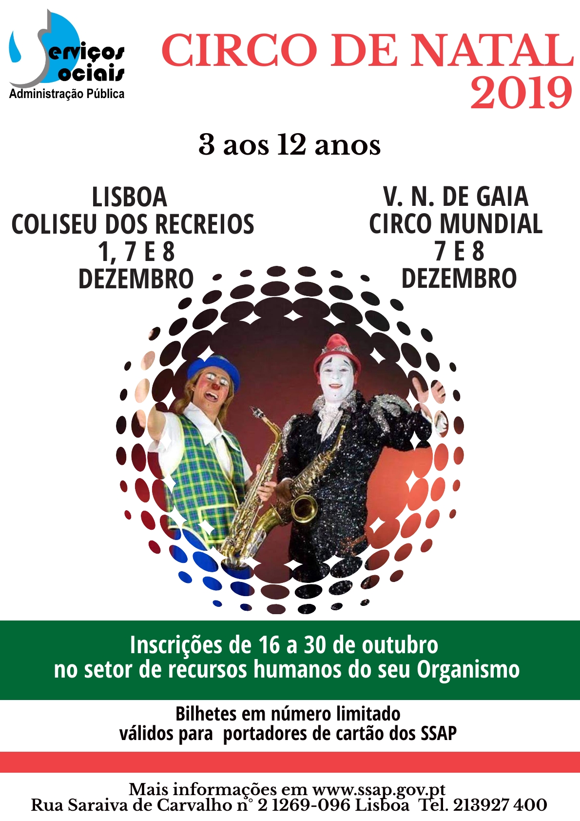 cartaz alusivo ao circo
