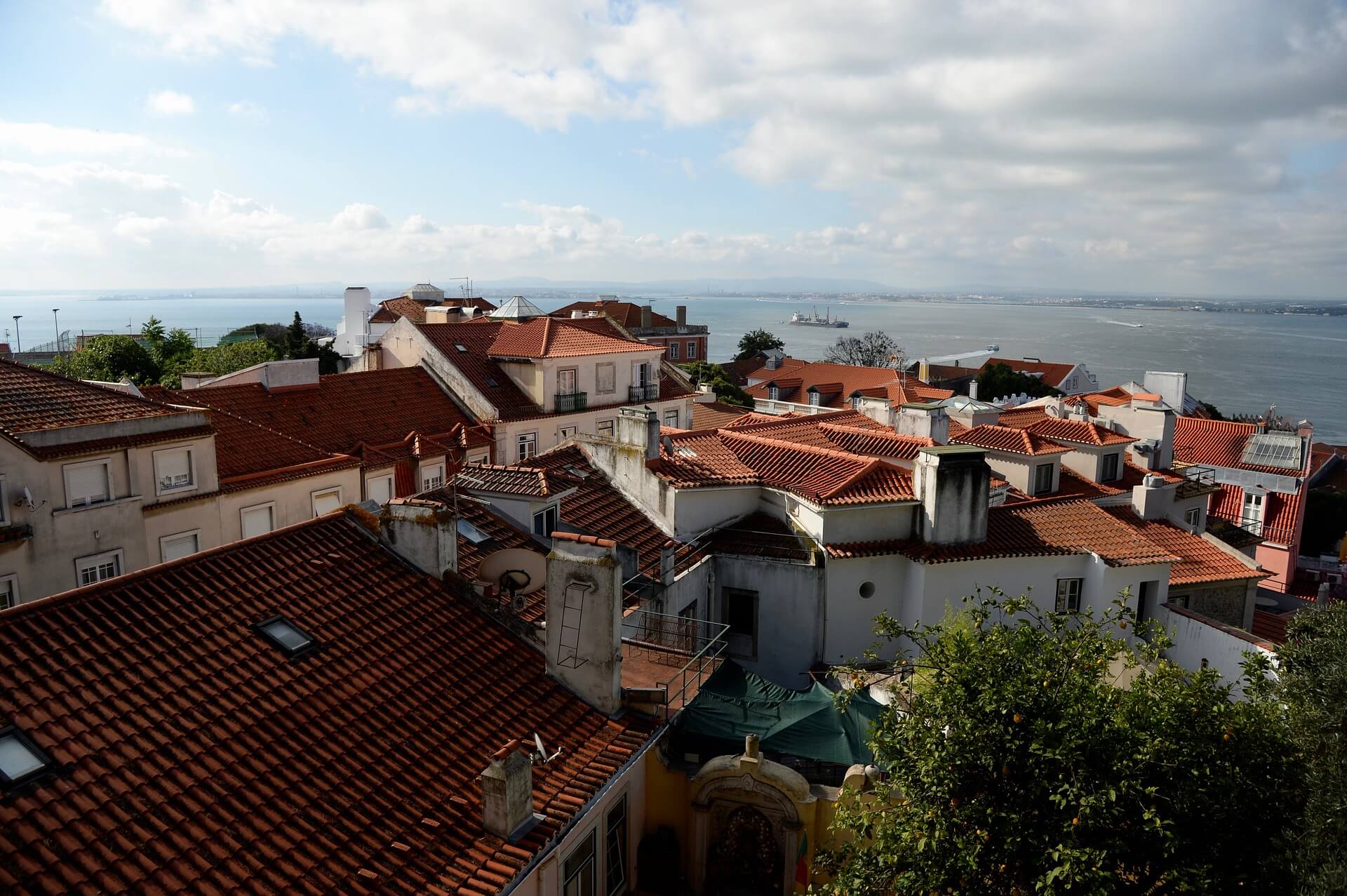 Vista de Lisboa para o Rio Tejo