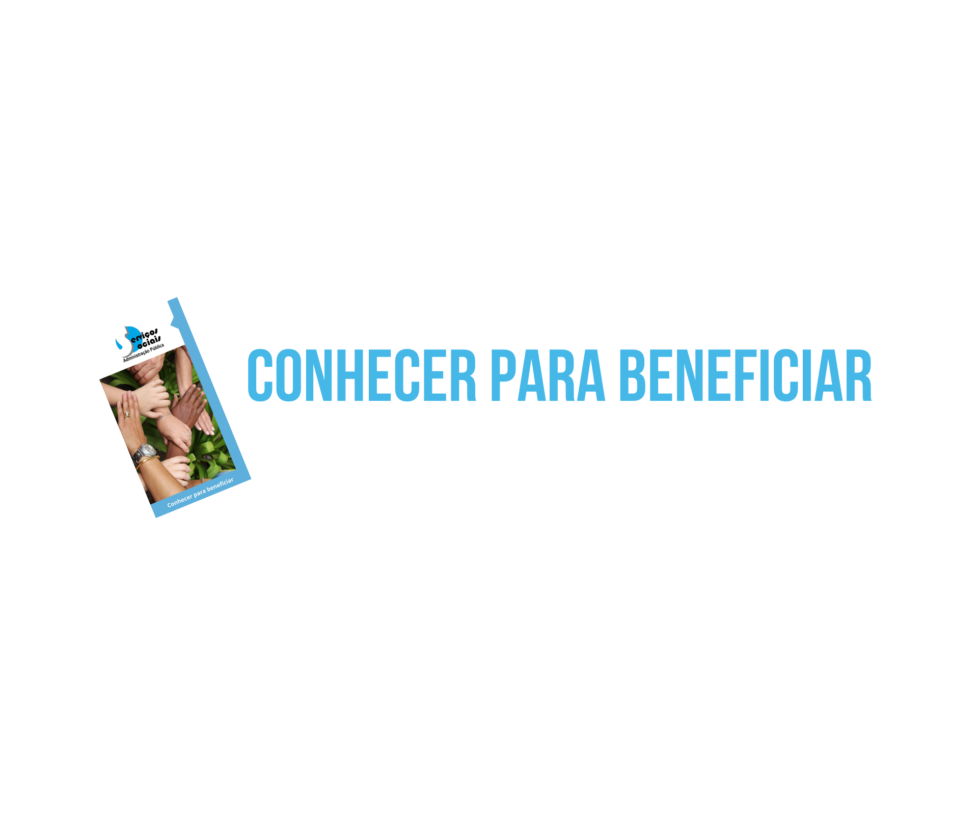 Slogan com folheto